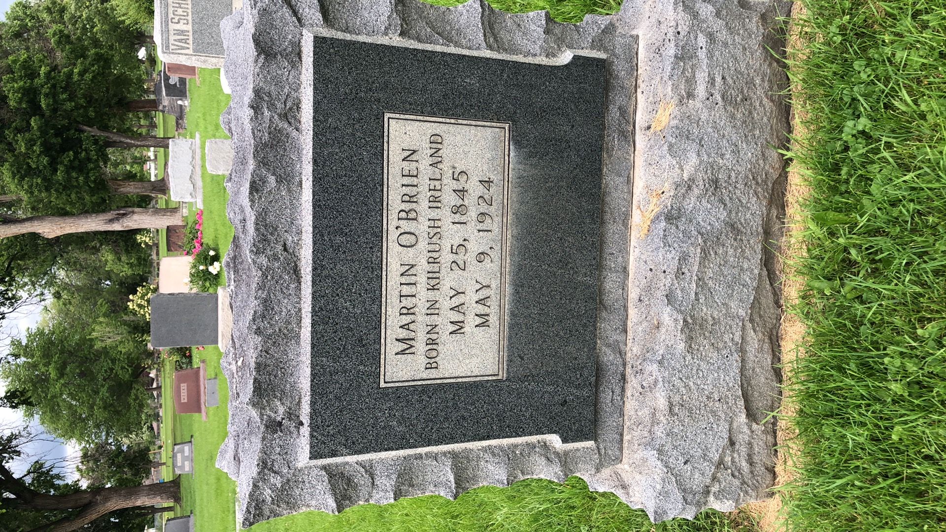 Martin O'Brien's grave. Photo 1