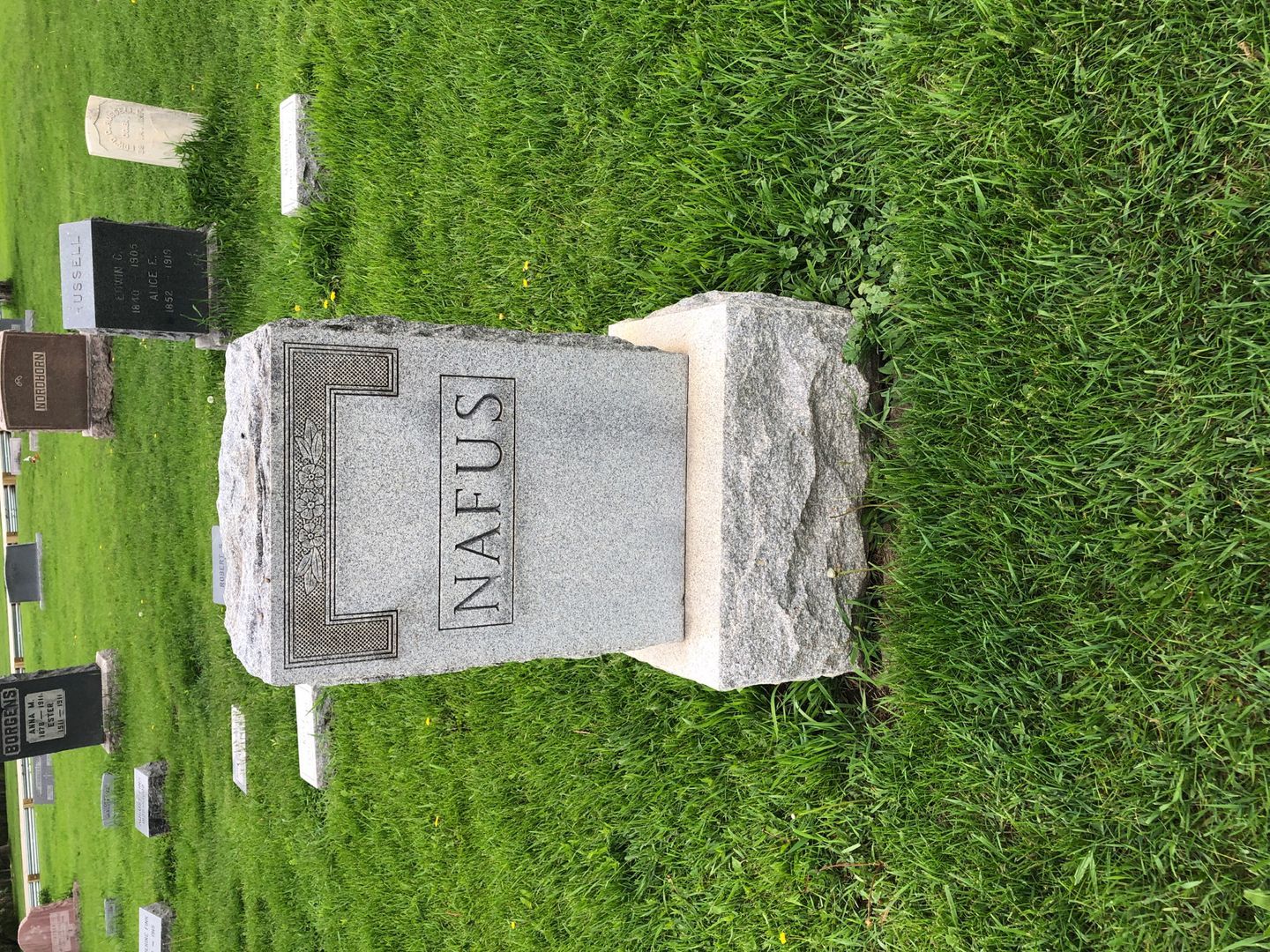 Kost Nafus's grave. Photo 1