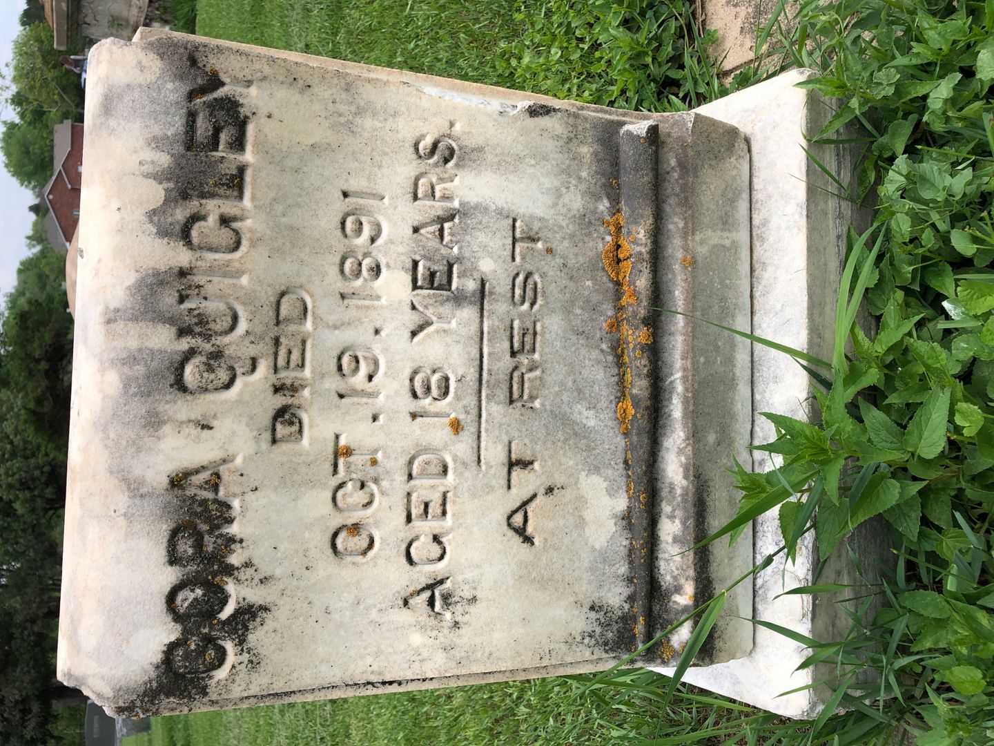 Cora Quigley's grave. Photo 1