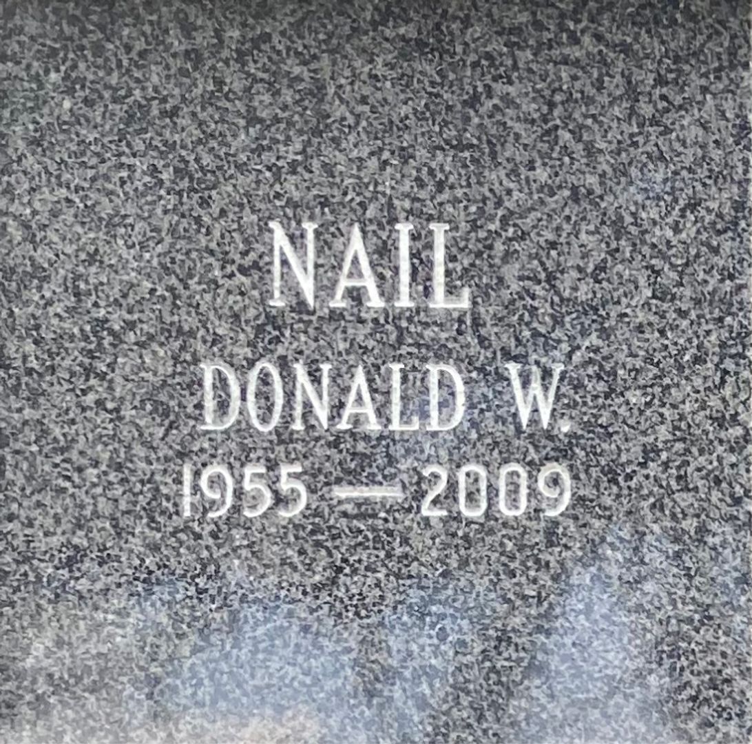 Donald Wayne Nail's grave