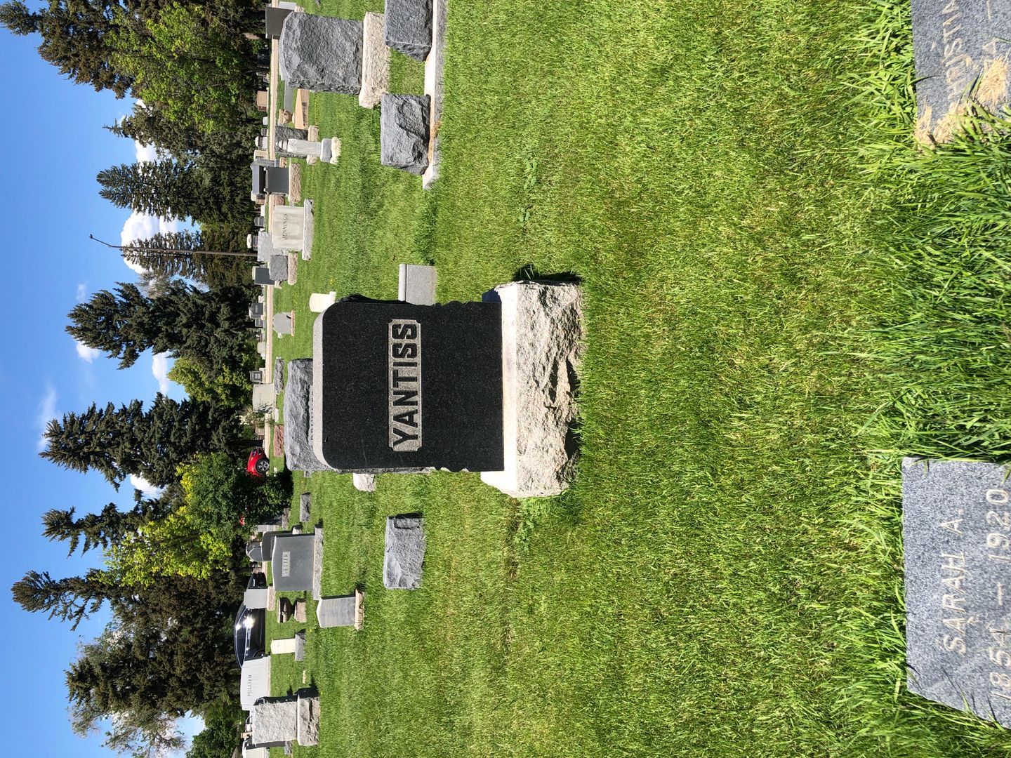 Jasper N. Yantiss's grave